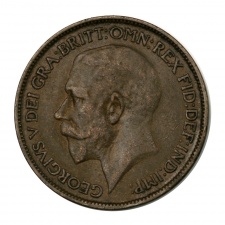 Anglia V. György 1/2 Penny 1925