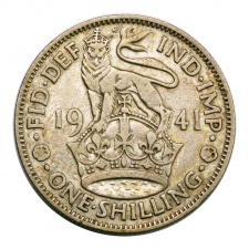 Anglia VI. György ezüst 1 Shilling 1941