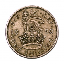 Anglia VI. György 1 Shilling 1950