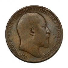 Anglia VII. Eduárd 1 Penny 1906