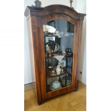 Antik biedermeier tükrös vitrin