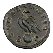 Antoninus Pius Sestertius CONSECRATIO S-C