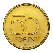 Aranyozott Magyarország az Európai Unió tagja 50 Forint 2004