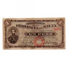 Argentina 1 Peso Bankjegy 1927 PS2131 Salata