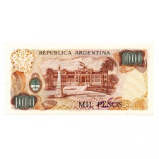 Argentina 1000 Pesos Bankjegy 1976-1983 P304c-zöld