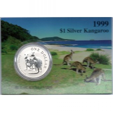 Ausztrália 1 Dollár 1999 Kenguru 1 Uncia színezüst