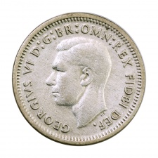 Ausztrália ezüst 3 Pence 1951