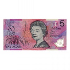 Ausztrália 5 Dollár Bankjegy 1996 P51a Ritka év