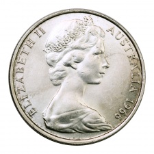 Ausztrália ezüst 50 Cent 1966