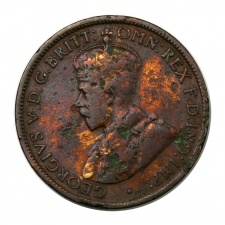 Ausztrália V. György 1/2 Penny 1920