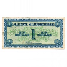 Ausztria 1 Schilling Bankjegy 1944 aXF