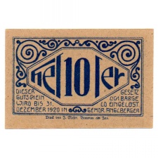 Ausztria Notgeld Lochen 10 Heller 1920 