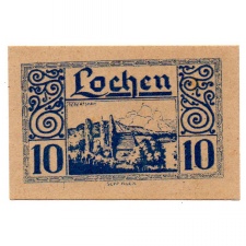 Ausztria Notgeld Lochen 10 Heller 1920 