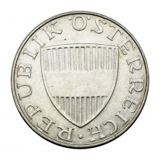 Ausztria ezüst 10 Schilling 1967