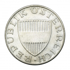 Ausztria ezüst 10 Schilling 1968