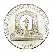 Ausztria 100 Schilling 1975 BU Johann Strauss