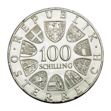 Ausztria 100 Schilling 1976 BU Burgtheater