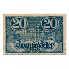 Ausztria 20 Heller utalvány 1920 Linz R20b