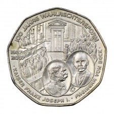 Ausztria 5 Euro emlékérem 2007
