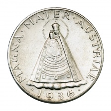 Ausztria ezüst 5 Schilling 1936