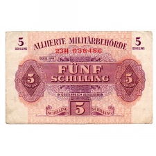 Ausztria 5 Schilling Bankjegy 1944 