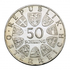 Ausztria 50 Schilling 1970 BU Dr. Karl Renner