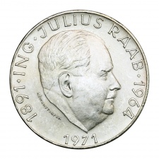 Ausztria 50 Schilling 1971 BU Julius Raab