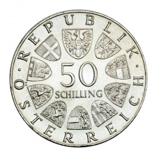 Ausztria 50 Schilling 1973 BU Dr. Theodor Körner
