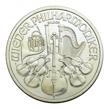 Ausztria Filharmonikusok 1 Uncia ezüst 1,5 Euro 2011