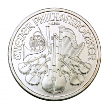Ausztria Filharmonikusok 1 Uncia ezüst 1,5 Euro 2012