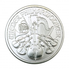 Ausztria Filharmonikusok 1 Uncia ezüst 1,5 Euro 2013 