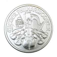Ausztria Filharmonikusok 1 Uncia ezüst 1,5 Euro 2013