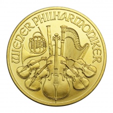 Ausztria Filharmonikusok 1 Uncia színarany 100 Euro 2013 