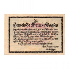 Ausztria Notgeld Bruck-Waasen 10 Heller 1920