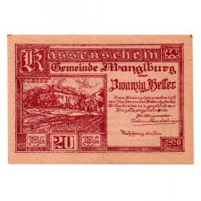 Ausztria Notgeld Manglburg 20 Heller 1920