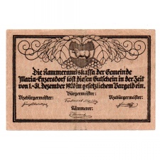 Ausztria Notgeld Maria-Enzersdorf 10 Heller 1920