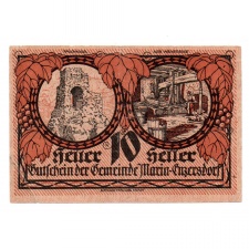Ausztria Notgeld Maria-Enzersdorf 10 Heller 1920