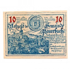 Ausztria Notgeld Peuerbach 10 Heller 1920