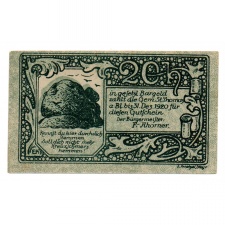 Ausztria Notgeld Sankt Thomas am Blasenstein 20 Heller 1920