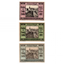 Ausztria Notgeld Wachau-Emmersdorf 10-20-50 Heller 1920