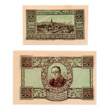 Ausztria Notgeld Waldneukirchen 20-50 Heller 1920 teljes sor