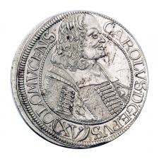 Ausztria Karl von Liechtenstein 15 Krajcár 1676 Olmütz