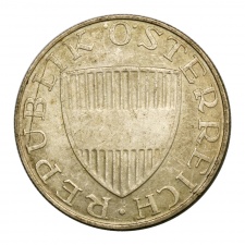 Ausztria ezüst 10 Schilling 1971