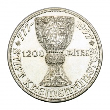 Ausztria ezüst 100 Schilling 1977 BU Kremsmünster