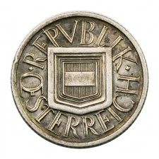 Ausztria ezüst 1/2 Schilling 1925 