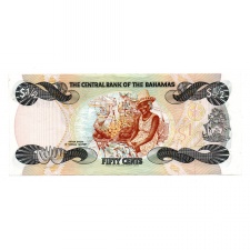 Bahama-szigetek 50 Cent Bankjegy 1984 P42a