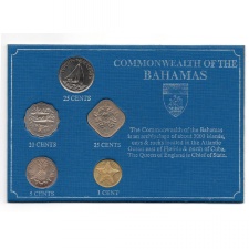 Bahama-szigetek Commonwealth of the Bahamas érme szett
