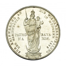 Bajor II. Miksa Dupla Gulden 1855 Proof