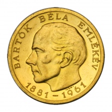 1961 Bartók Béla arany 100 Forint Au