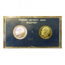 Bartók Béla emlékév 25 és 50 Forint 1961 Proof MNB díszdobozban